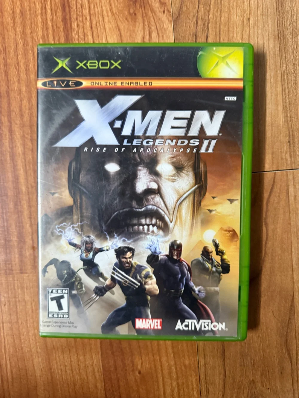 Activision X-Men Legends II: Rise of Apocalypse - Green Xbox Case